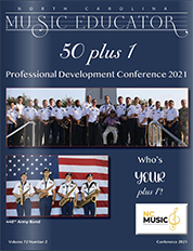 NCMEA Journal cover Conference 2021