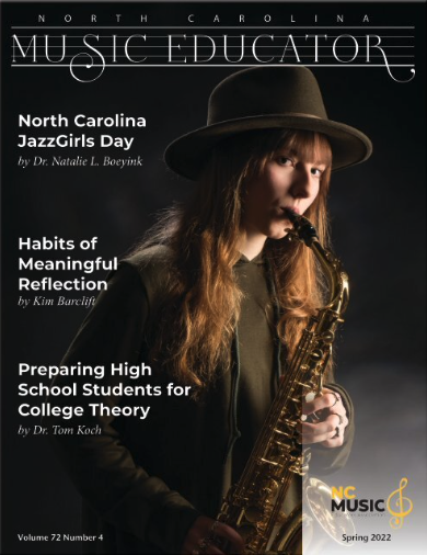 NCMEA Journal cover Spring 2022