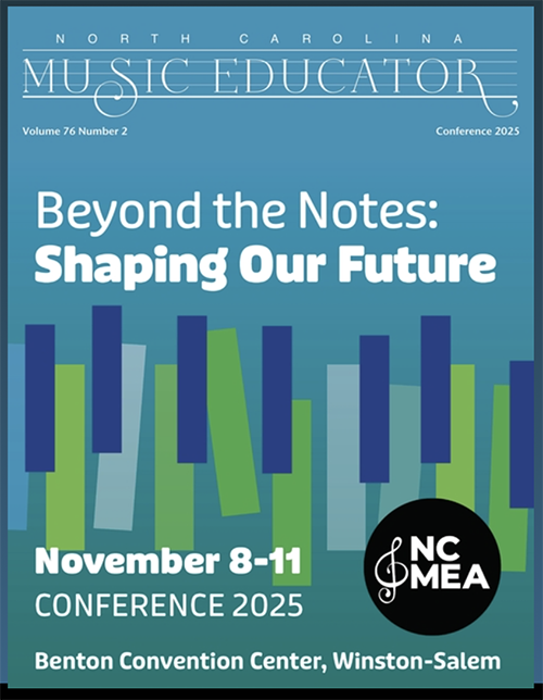 NC Music Educator Journal cover Conference 2025