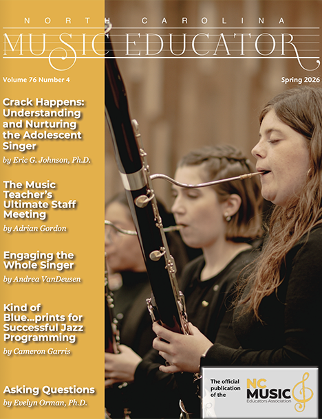 NC Music Educator Journal cover Spring 2026